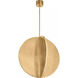 Sean Lavin Bau LED 36 inch Natural Brass Pendant Ceiling Light, Integrated LED
