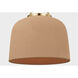 Richard June Liora 1 Light 12 inch Estate Brass Pendant Ceiling Light