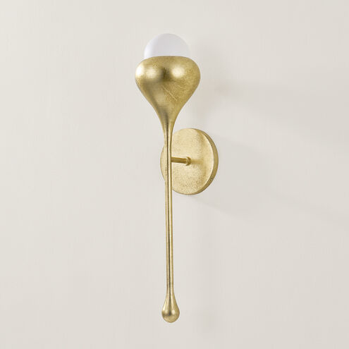 Luciel 1 Light 4.75 inch Vintage Gold Leaf Wall Sconce Wall Light