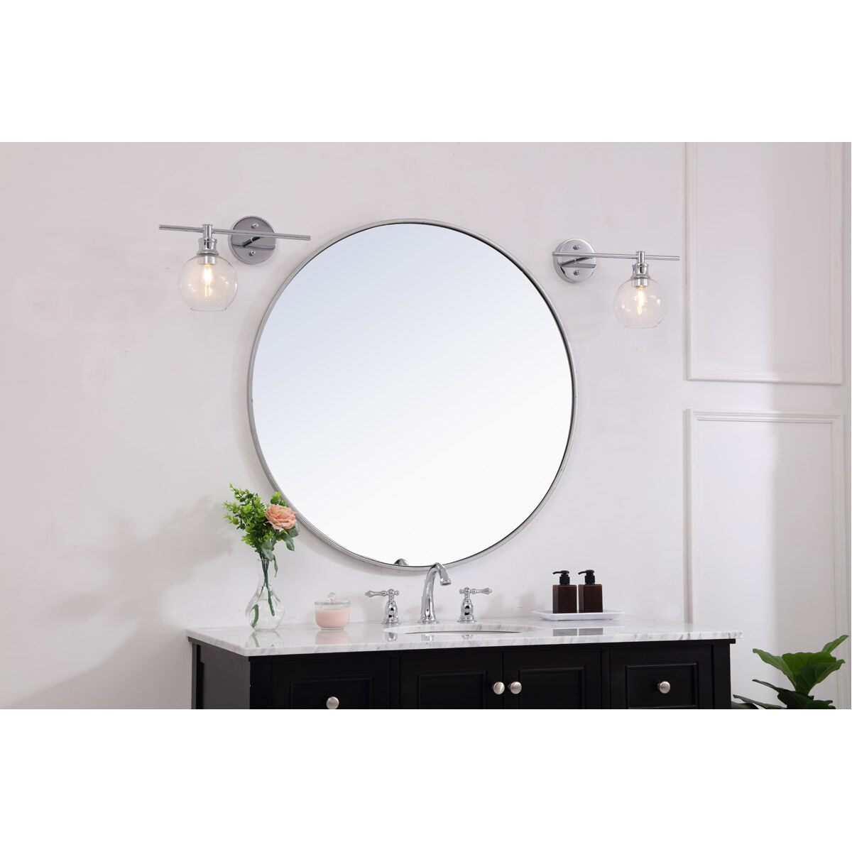 Collier 1 Light 14.7 inch Chrome Wall sconce Wall Light, Left