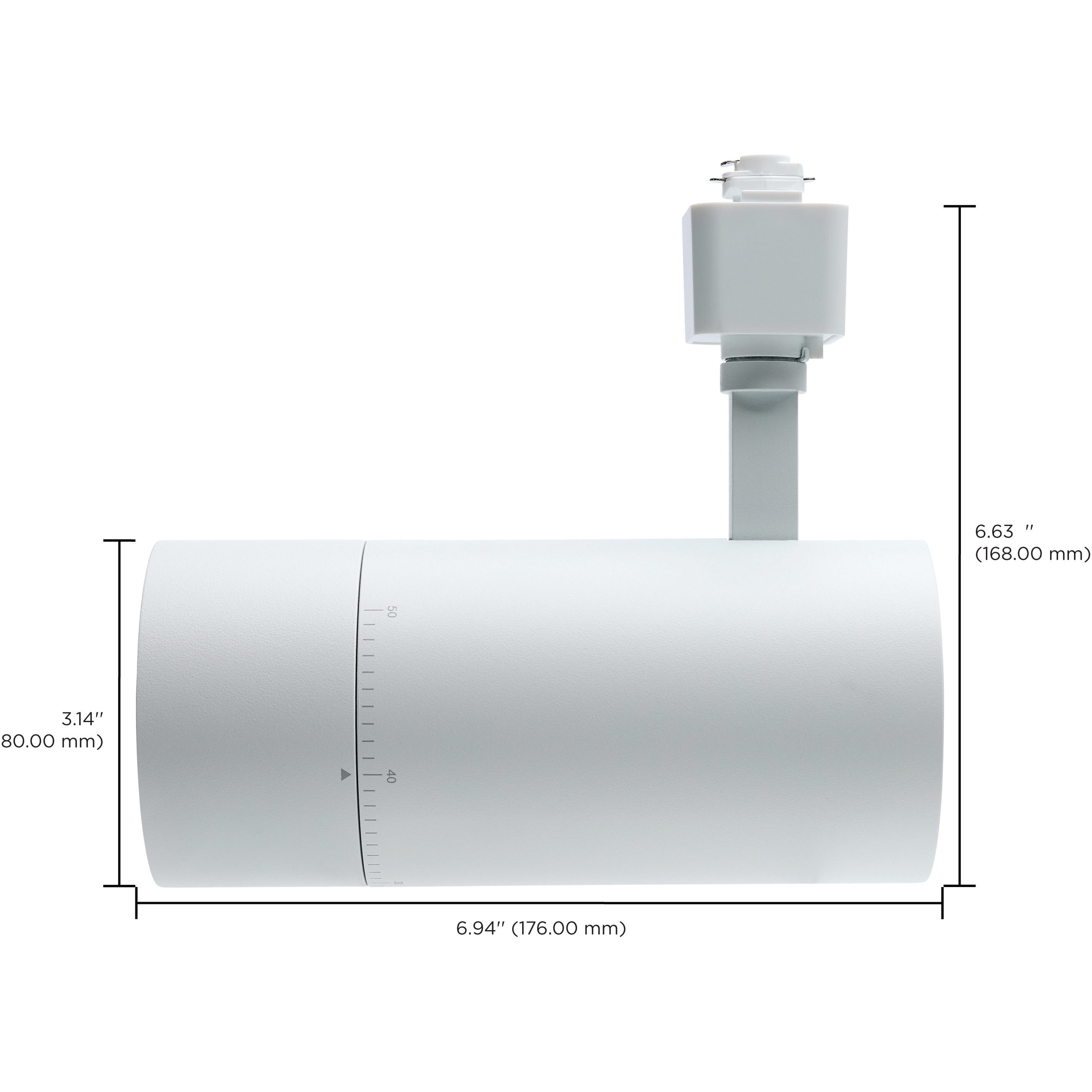 Brentwood 120 Matte White Track Lighting Ceiling Light