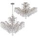 Maria Theresa 6 Light 29 inch Polished Chrome Chandelier Ceiling Light in Clear Spectra