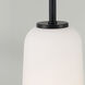 Lawson 1 Light 5 inch Matte Black Pendant Ceiling Light