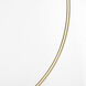 Sean Lavin Baku LED 1.3 inch Hand Rubbed Antique Brass Chandelier Ceiling Light