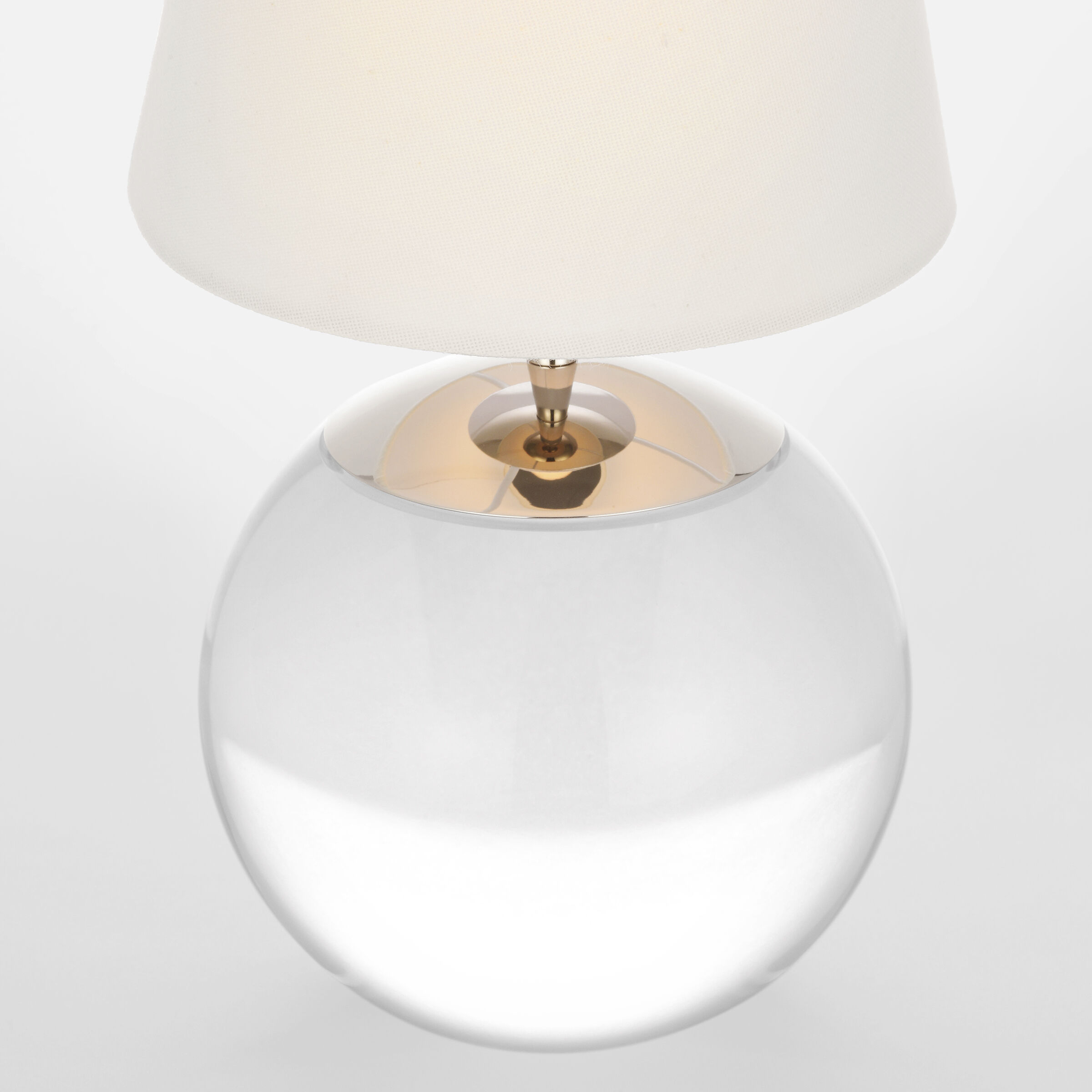 Visual Comfort Signature Collection TOB3100CG L CL Thomas O Brien Terri 12 inch 2 watt Crystal Cordless Accent Lamp Portable Light