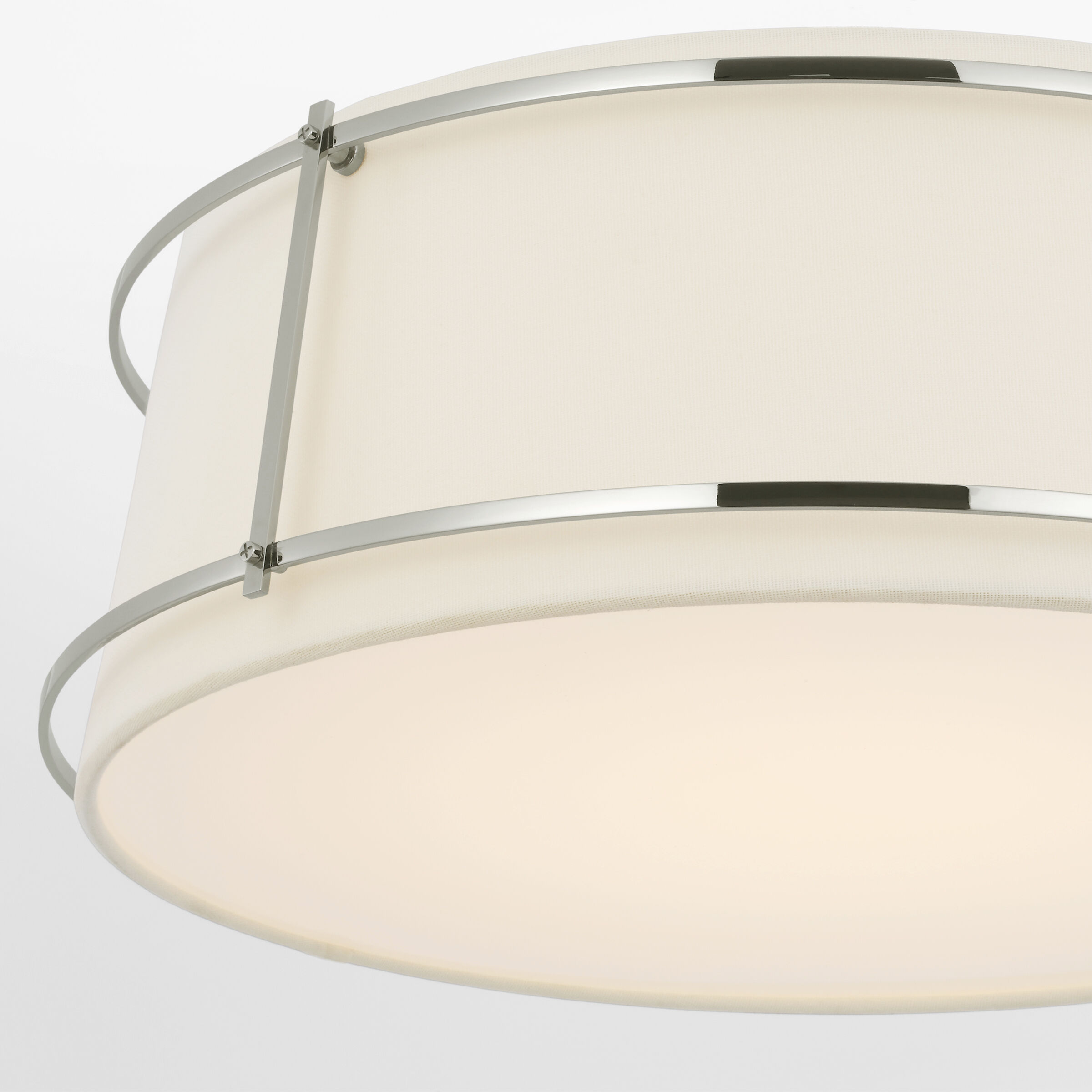 Carrier and Company Callaway LED 17.25 inch Polished Nickel Flush Mount Ceiling Light