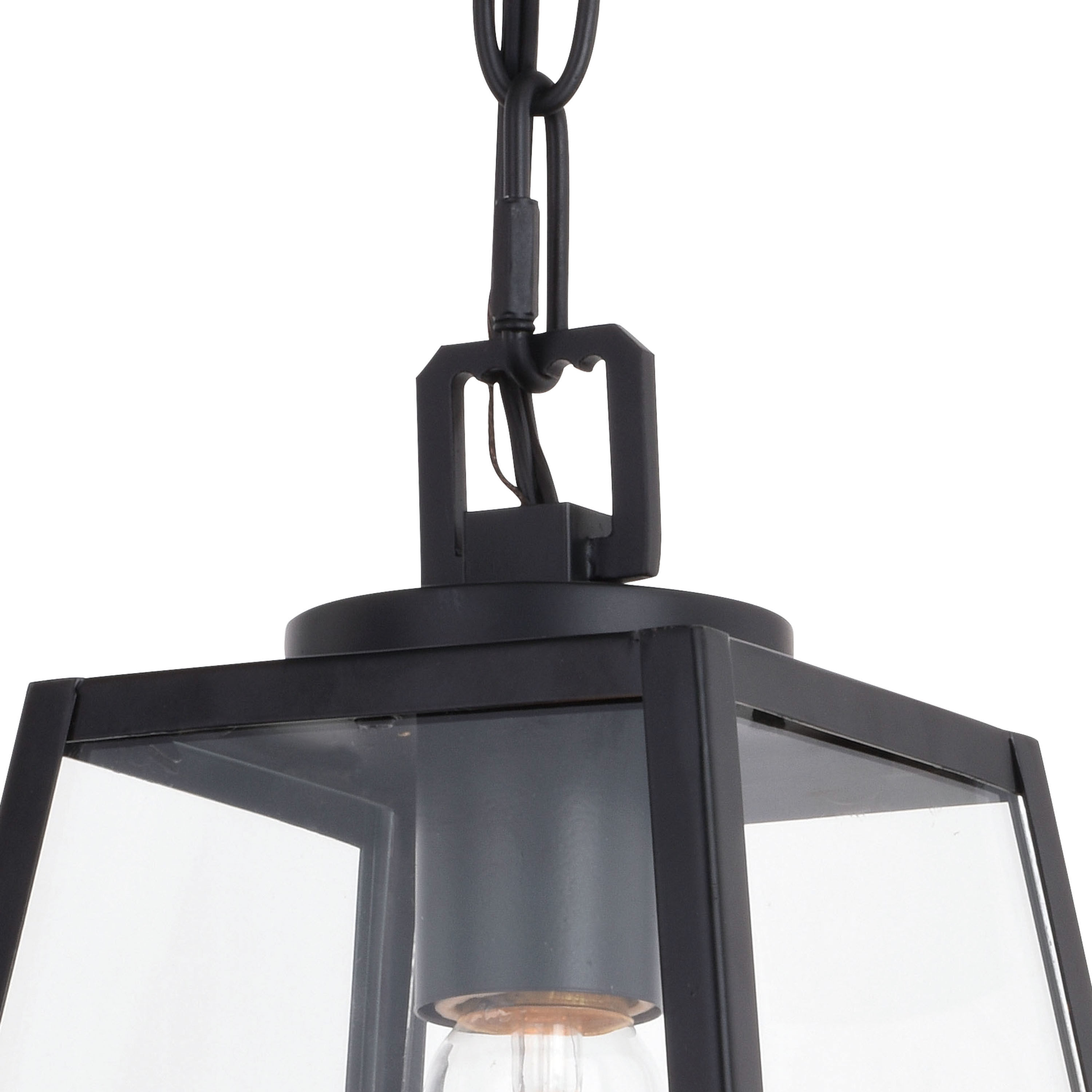 Grant LED 7 inch Black Mini Pendant Ceiling Light in Matte Black