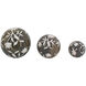 Floral Brown/White Decorative Ball