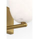 C&M by Chapman & Myers Savina 1 Light 5 inch Burnished Brass Sconce Wall Light