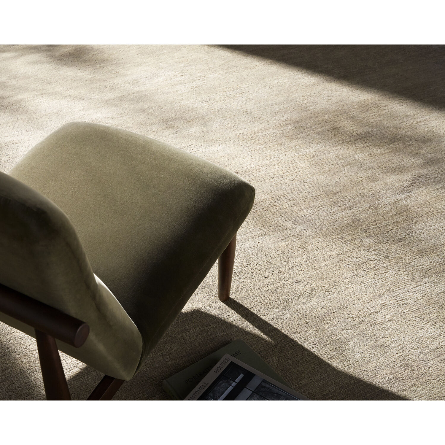 Astana 180 X 144 inch Khaki / Sand Handmade Rug in 12 x 15