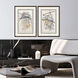 Tangle Black and Beige and Gray and Neutral Framed Art