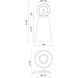 Alora Mood Salem 1 Light 6 inch Matte Black Bath Vanity Light Wall Light