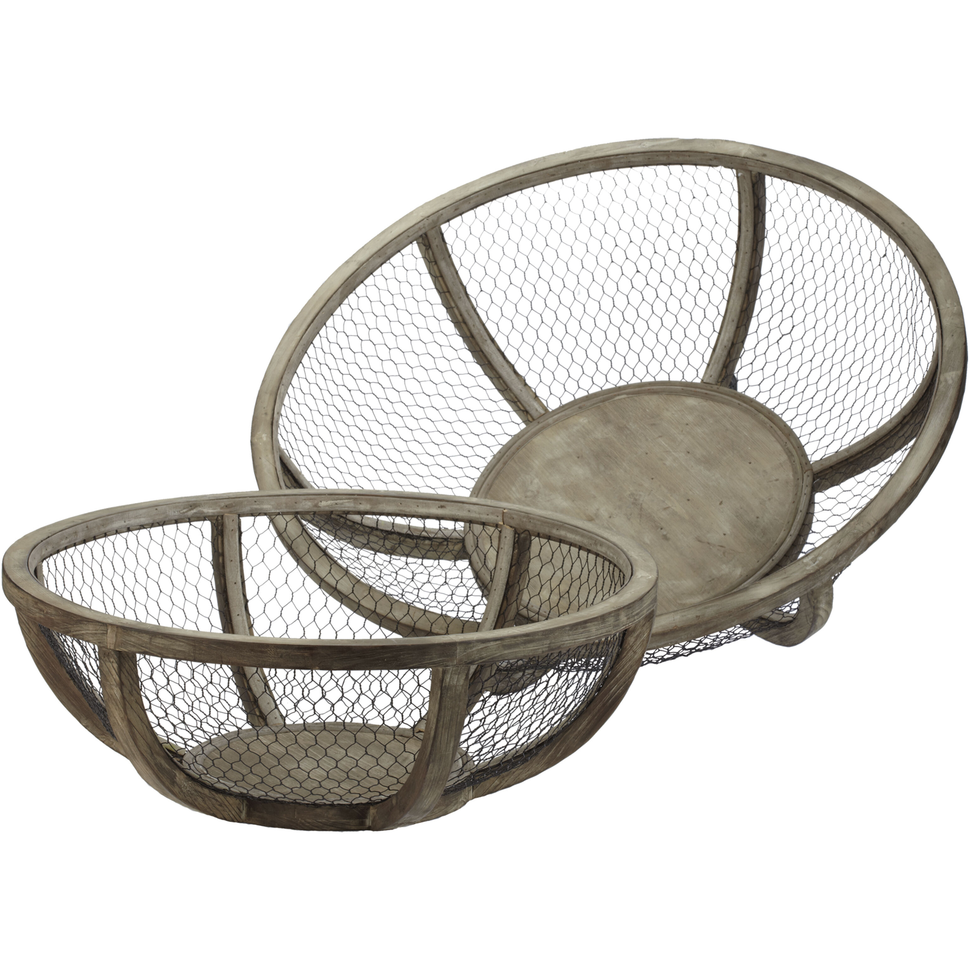 Wire Atlas 27 X 9 inch Bowl, Set of 2