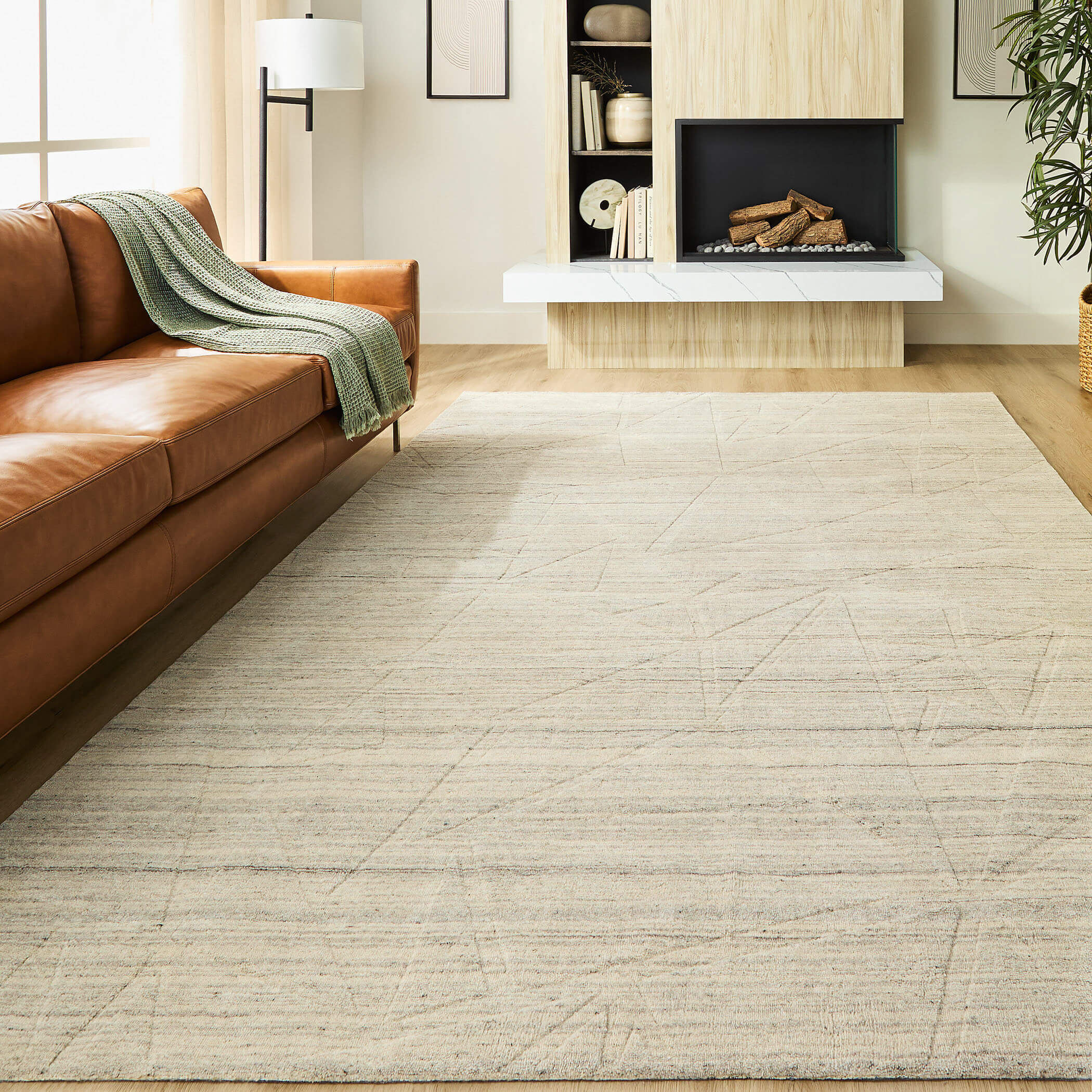 Kirti 36 X 24 inch Light Grey Rug in 2 x 3