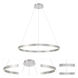 Lunar 32.25 inch Brushed Nickel Pendant Ceiling Light