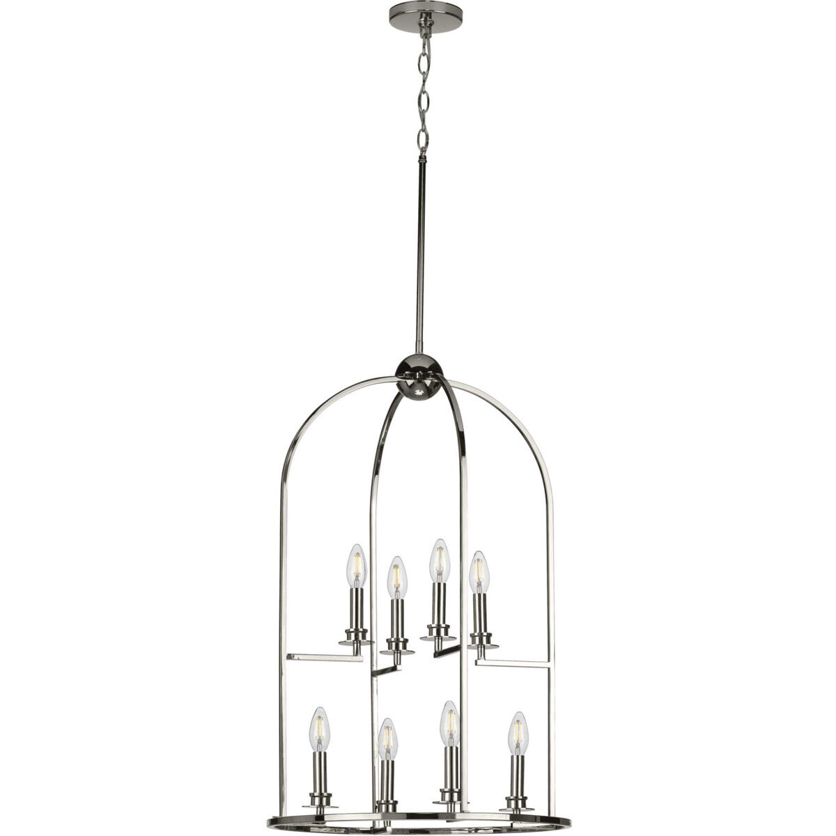 Seneca 8 Light 19.63 inch Polished Nickel Foyer Pendant Ceiling Light