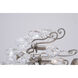 Canada 6 Light 20 inch Pewter Chandelier Ceiling Light, Pewter Frame
