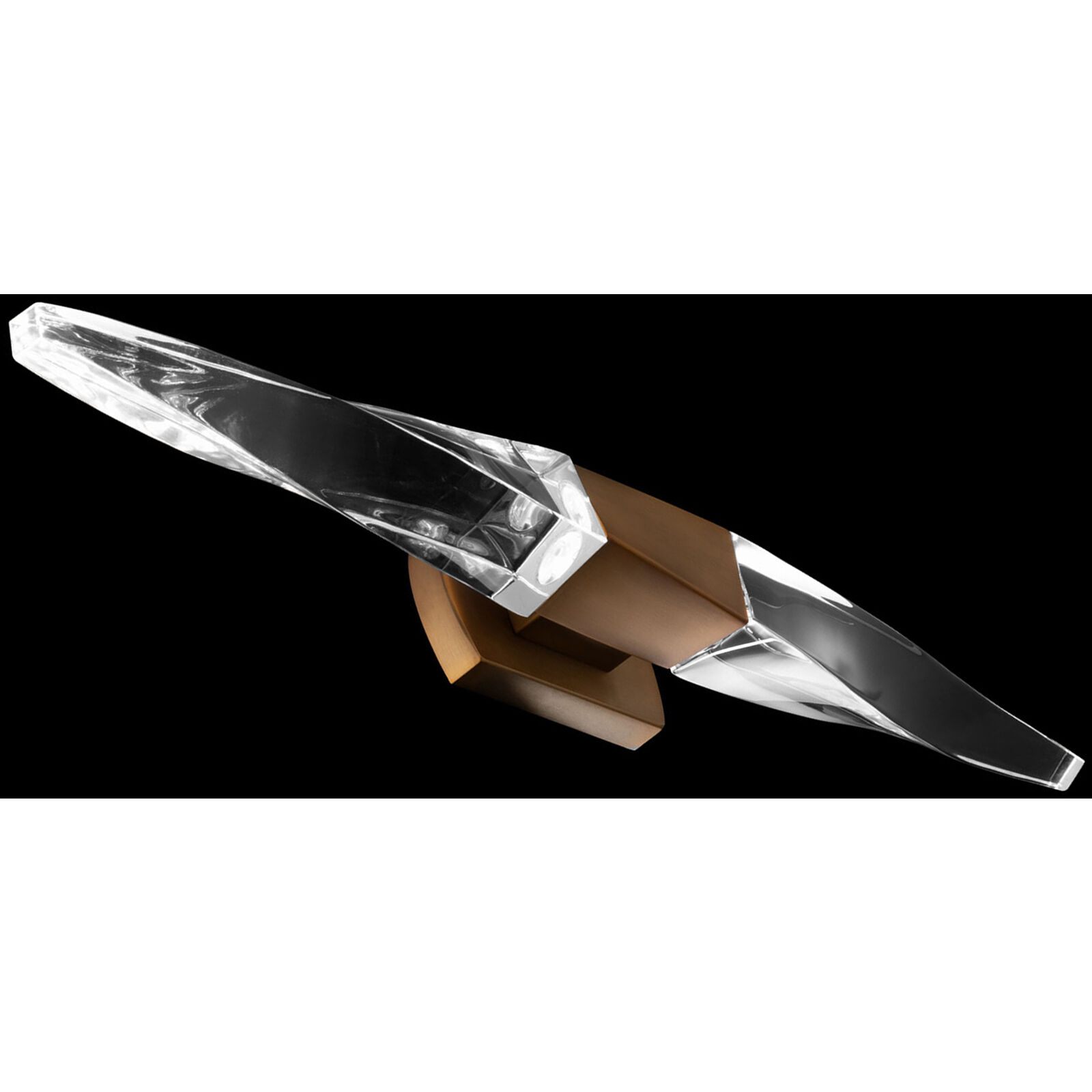 Kindjal LED 27 inch Aged Brass Bath Vanity & Wall Light, Beyond