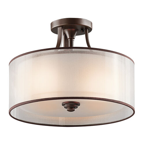 Lacey 3 Light 15.00 inch Semi-Flush Mount