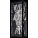 Glacier Esterno 24.5 inch Matte Black Outdoor Wall Sconce