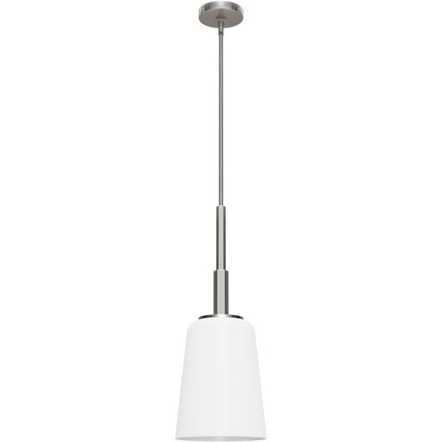 Nolita 1 Light 9.25 inch Brushed Nickel Pendant Ceiling Light, Medium