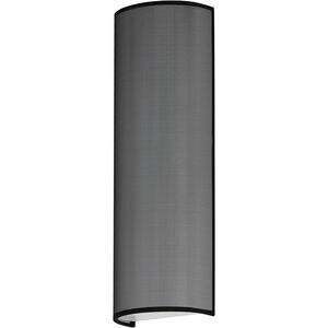 Prime LED 6 inch Black Organza ADA Wall Sconce Wall Light