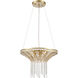 Fantania 4 Light 18 inch Champagne Gold Chandelier Ceiling Light