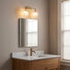 HABLE Serafina 2 Light 16 inch Burnished Brass Bath Vanity Wall Light