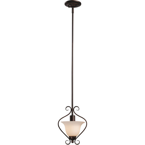 Laredo II 1 Light 8 inch Antique Bronze Mini Pendant Ceiling Light