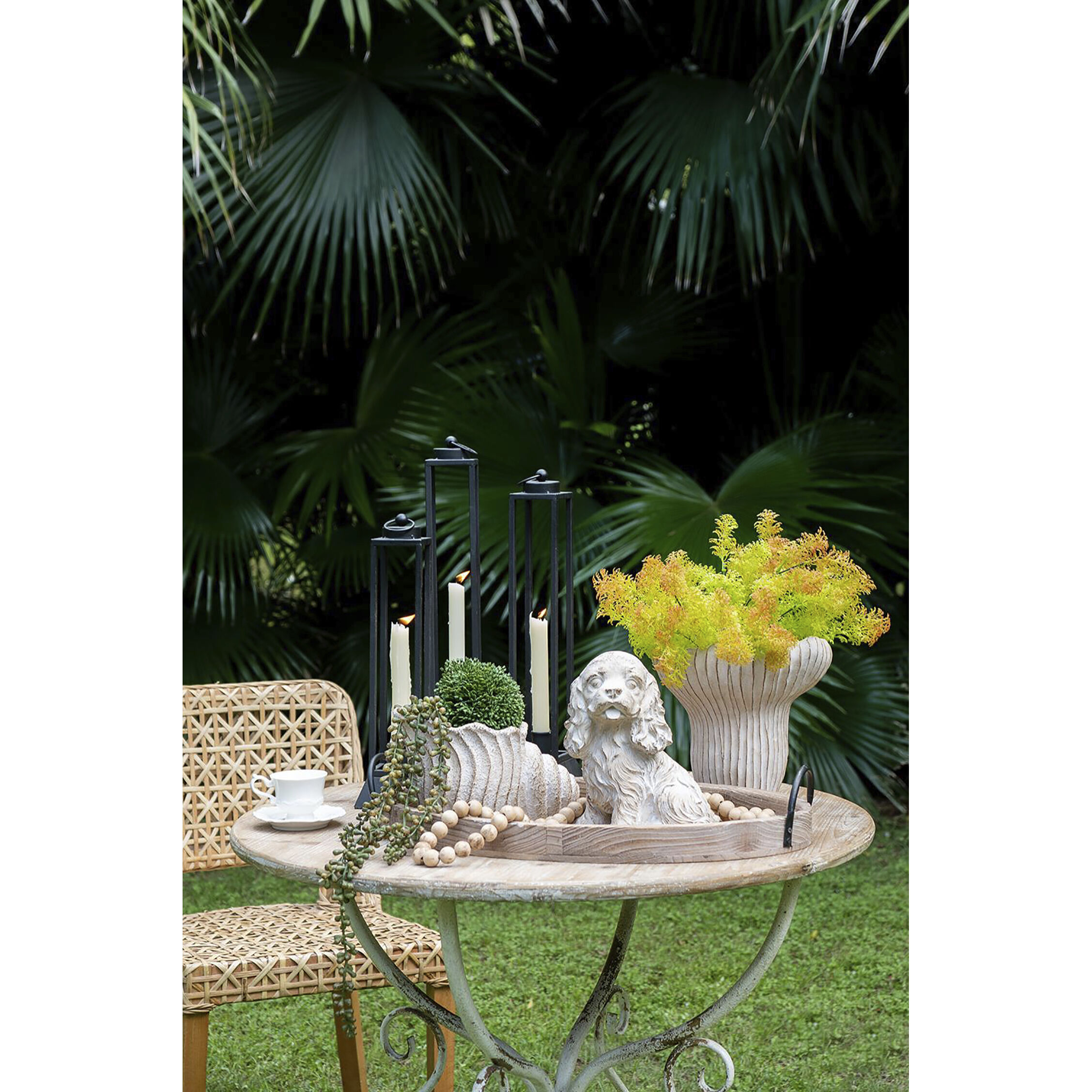 Sitting Cocker Spaniel Beige Figurine