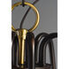 Haven 9 Light 27 inch Oil Rubbed Bronze and Antique Brass Multi-Tier Chandelier Ceiling Light
