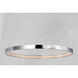 Hoops LED LED 23.5 inch Polished Chrome Single Pendant Ceiling Light