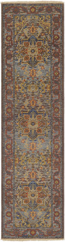Cappadocia 96 X 24 inch Dusty Sage Rug in 2.5 x 8, Runner