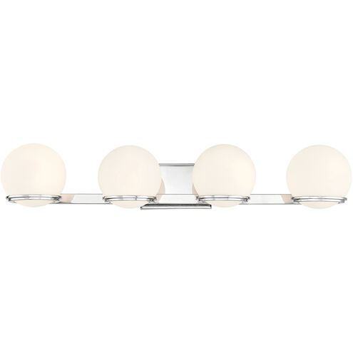Hollywood Nights LED 32 inch Chrome Bath Light Wall Light