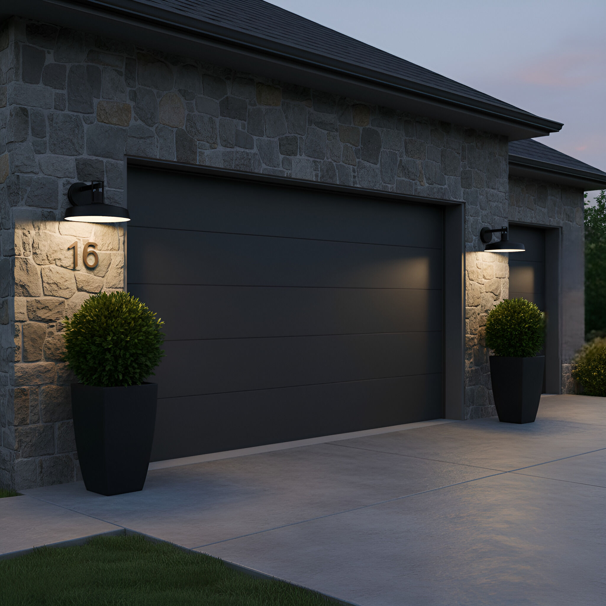 Karson 1 Light 9 inch Matte Black Outdoor Wall Lantern