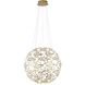 Canada LED 23.62 inch Gold Chandelier Ceiling Light