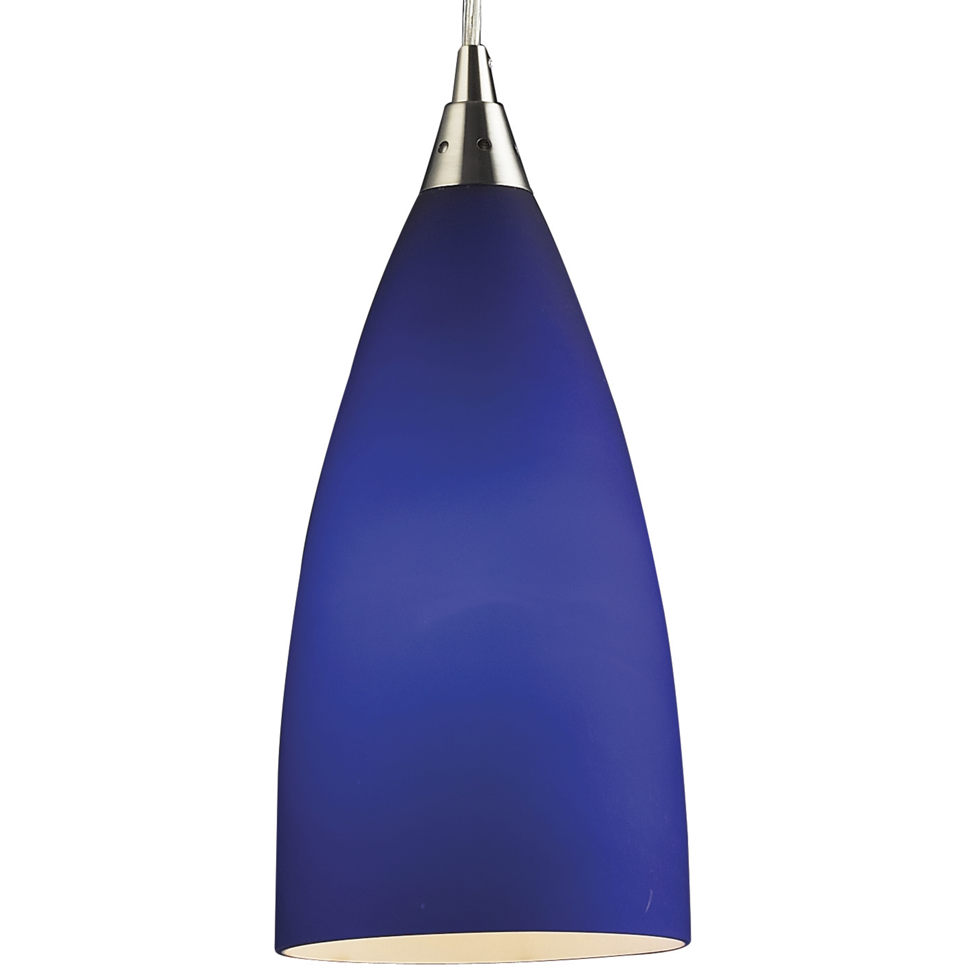 Vesta 1 Light 5 inch Satin Nickel Mini Pendant Ceiling Light