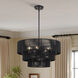 Acordia 6 Light 23 inch Black Pendant Chandelier Ceiling Light