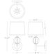 Latitude 1 Light 3 inch Aged Brass with Clear Glass Wall Sconce Wall Light 
