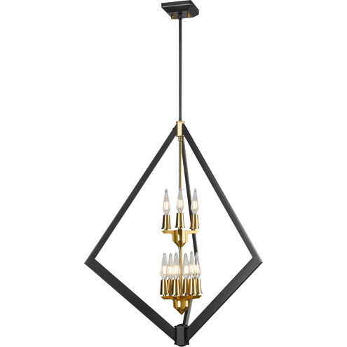 Flechette 9 Light Chrome Foyer Ceiling Light
