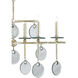 Sethos 8 Light 42 inch Silver Granello Chandelier Ceiling Light
