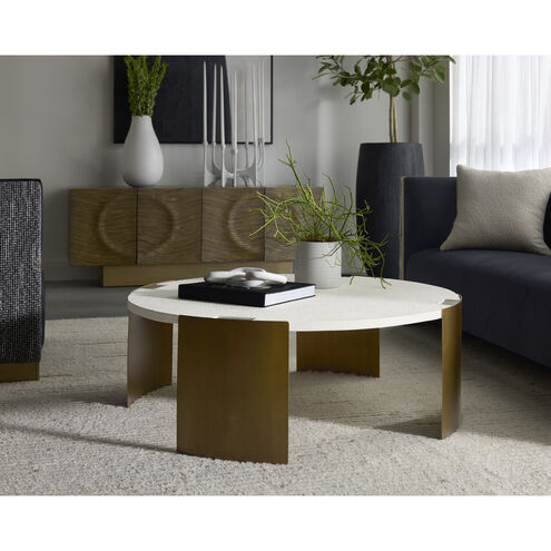 Gallus 45 X 16 inch Bone Outdoor Coffee Table