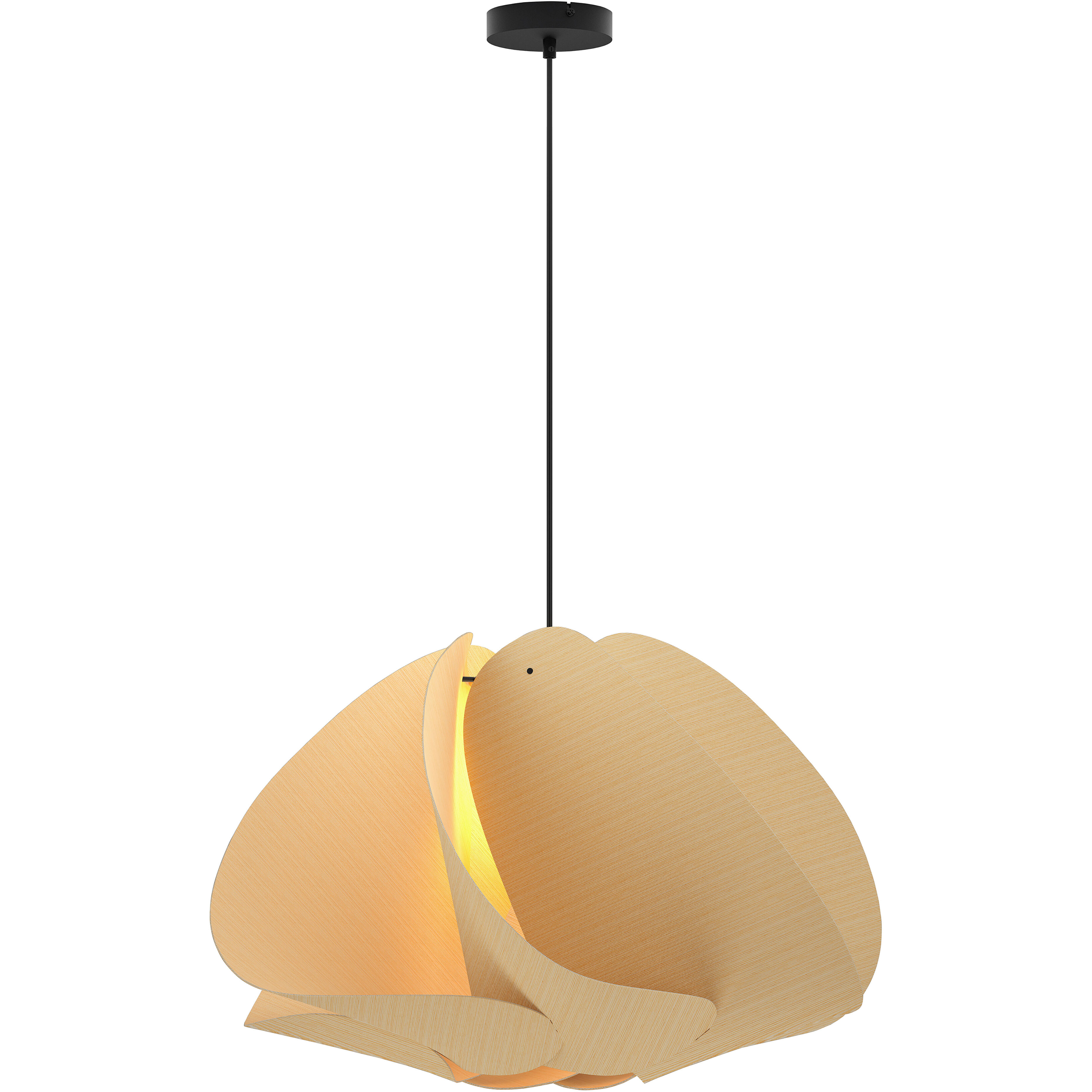 Matilda 1 Light 26.8 inch Black/Ash Pendant Ceiling Light in Ash/Ash, 27 in