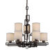 Signature 9 Light 28 inch Antique Bronze Chandelier Ceiling Light