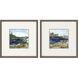 Waterside Collection Blue Framed Art