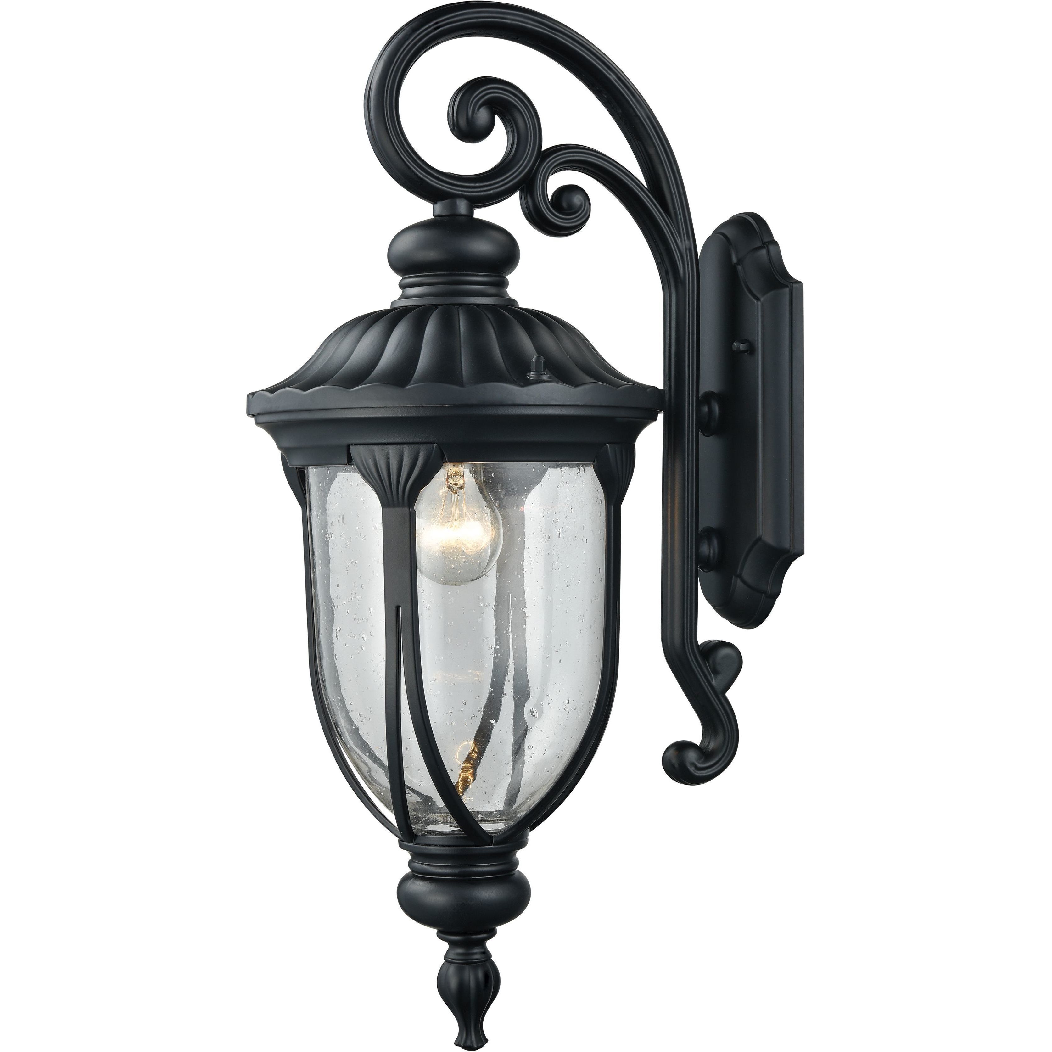 Derry Hill 1 Light 23 inch Matte Black Outdoor Sconce