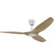 Haiku L 52 inch White with Caramel Bamboo Blades Indoor Ceiling Fan, Universal Mount
