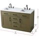 Alden 54 X 35 inch Chestnut Brown Bathroom Vanity Cabinet