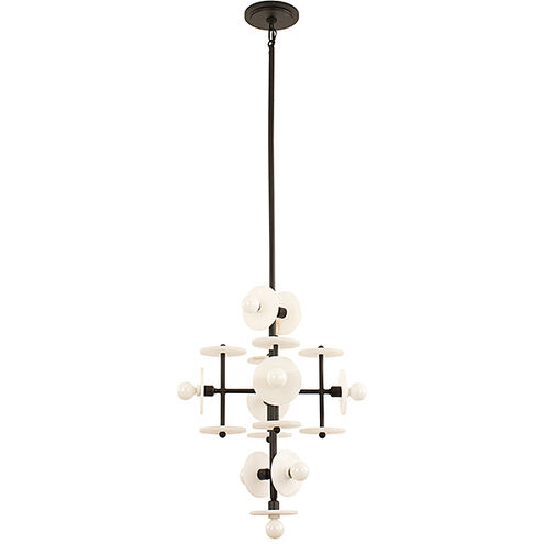 Amani 9 Light 20 inch Black Cashmere Pendant Ceiling Light