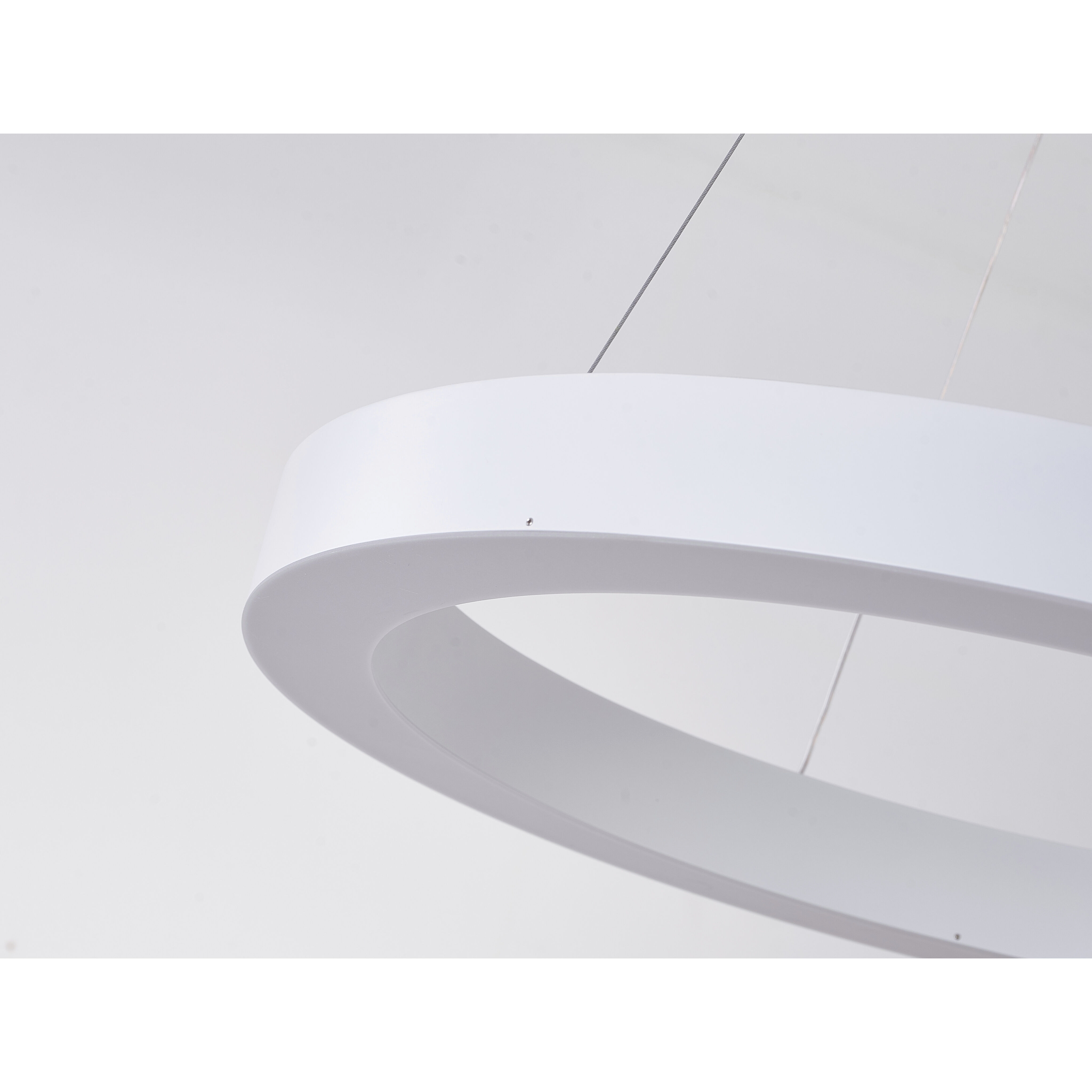 Canada LED 21.6 inch Matte White Chandelier Ceiling Light